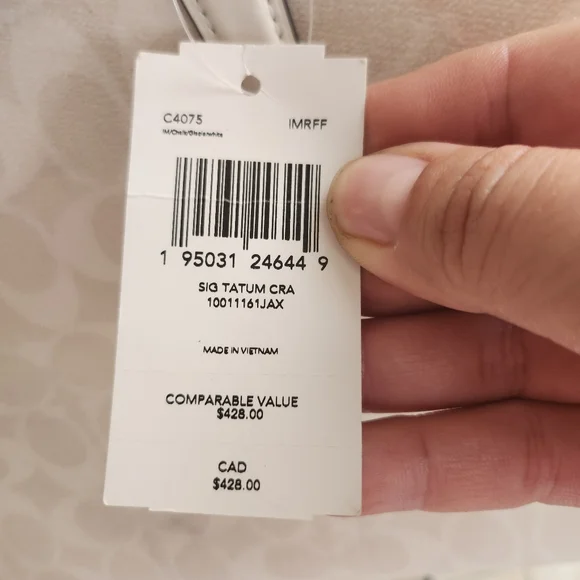 Coach white bag. Beautiful bag - Picture 5 of 12